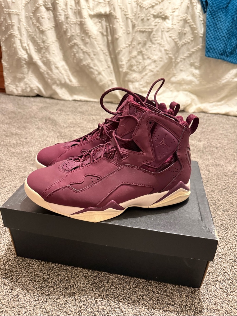Jordan True Flight Bordeaux shoe